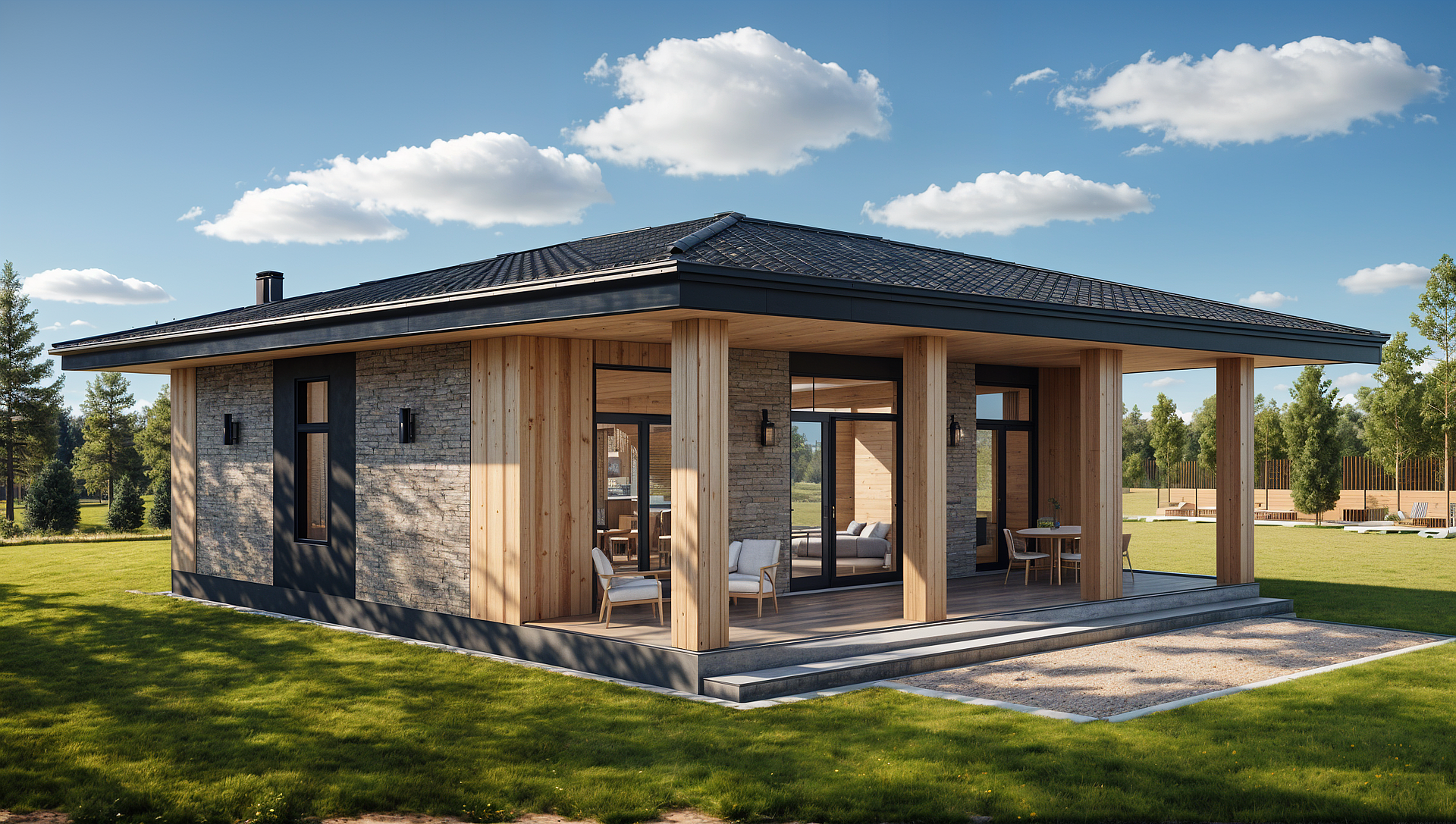 Дом из камня VZ-789